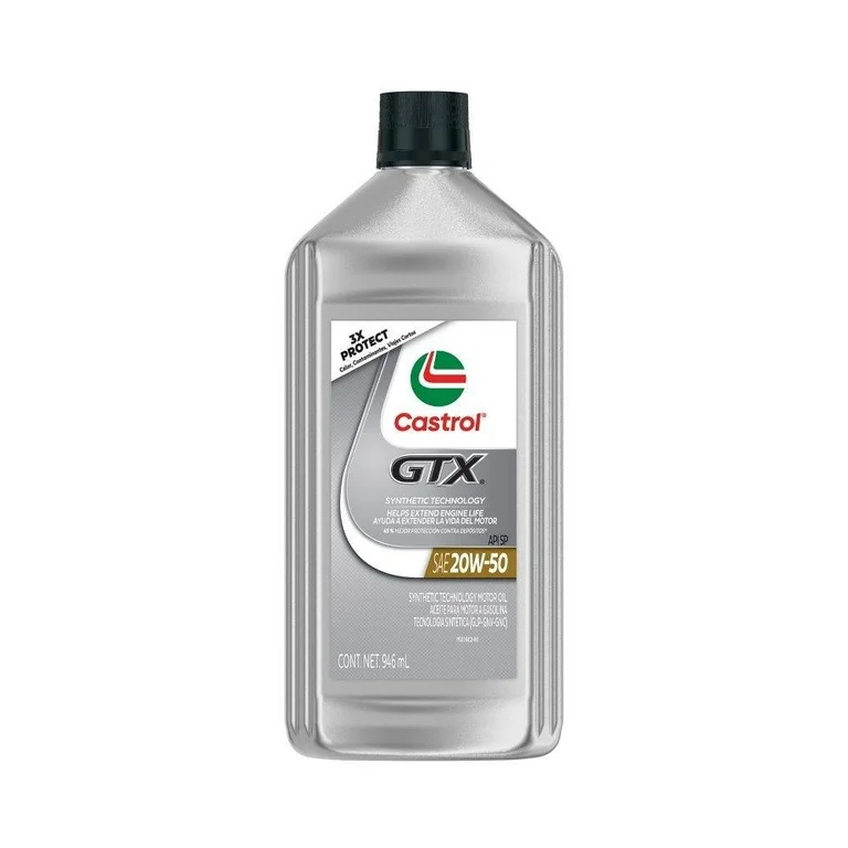 00007919122282L Aceite CASTROL GTX 20W-50 Blanco (946 ml) - Image 1