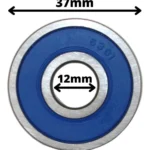 Balero PFI 6301-2RS (D.I. 12 MM) (D.E. 37 MM)
